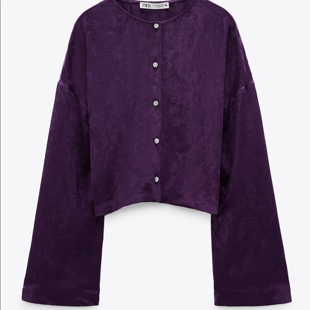 Purple Zara top